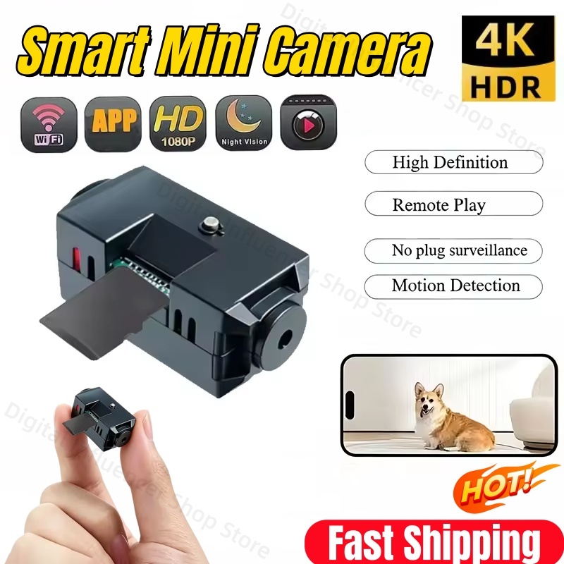 Compact Camera Mirrorless - New 1080P Mini Wireless Night Vision