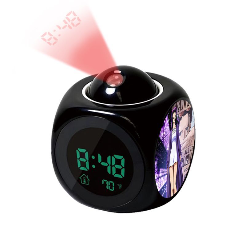 Digital Alarm Clock - Anime One Piece Luffy Projection Alarm
