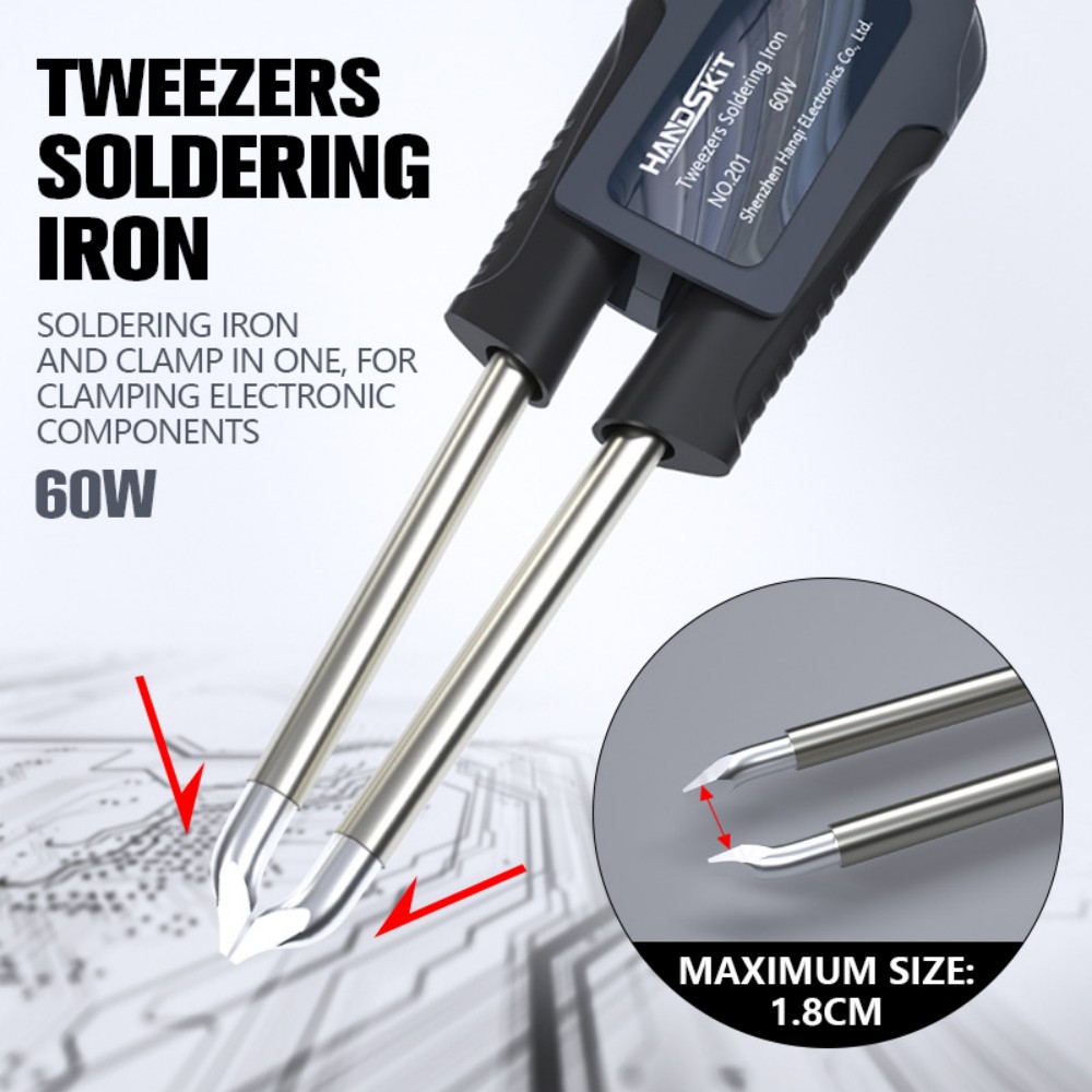 T12 Soldering Tweezer Handle – - Useful Electronic Gadgets ulasan dan harga