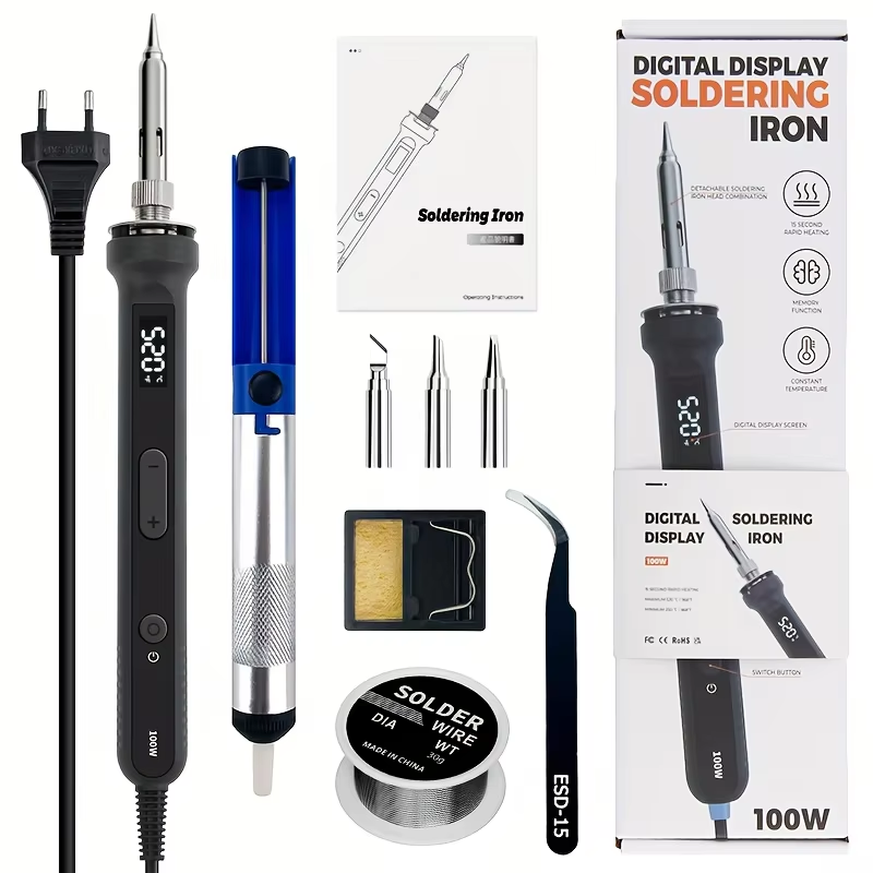 100W Digital Soldering Iron Ki - Useful Electronic Gadgets ulasan dan harga