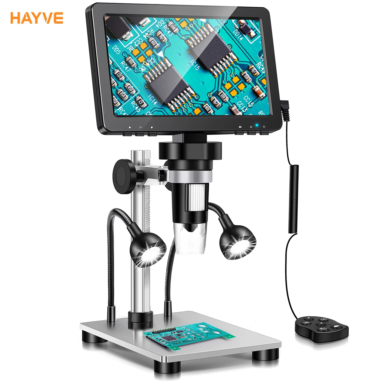 Hayve 7‘’ Digital Microscope 1 - Digital Magnifier Reading ulasan dan harga