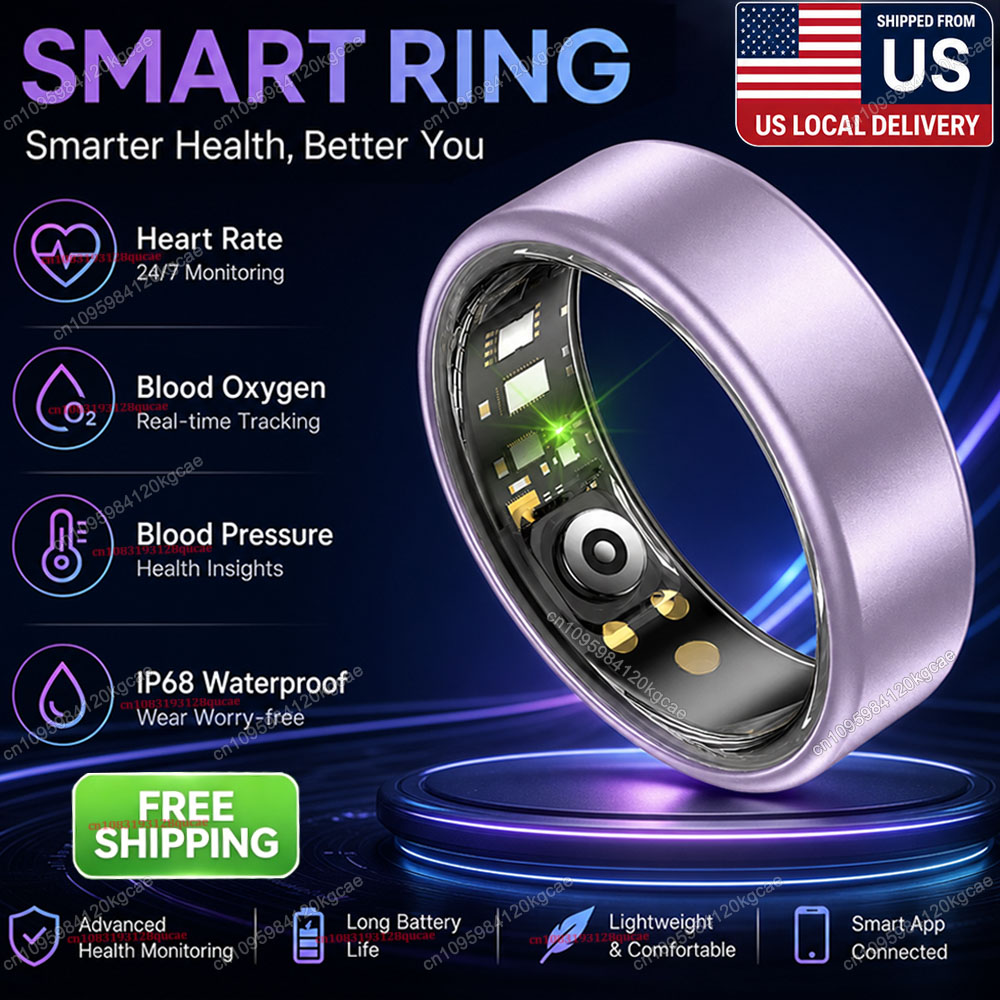 Smart Ring Heart Rate Blood Ox - Smart Ring Health ulasan dan harga