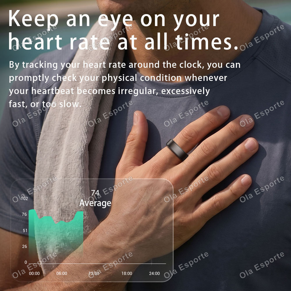 Smart Ring Heart Rate Blood Ox - Smart Ring Health ulasan dan harga