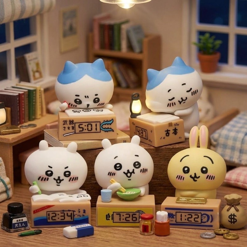 Hachiware Usagi Cartoon Alarm  - Digital Alarm Clock ulasan dan harga