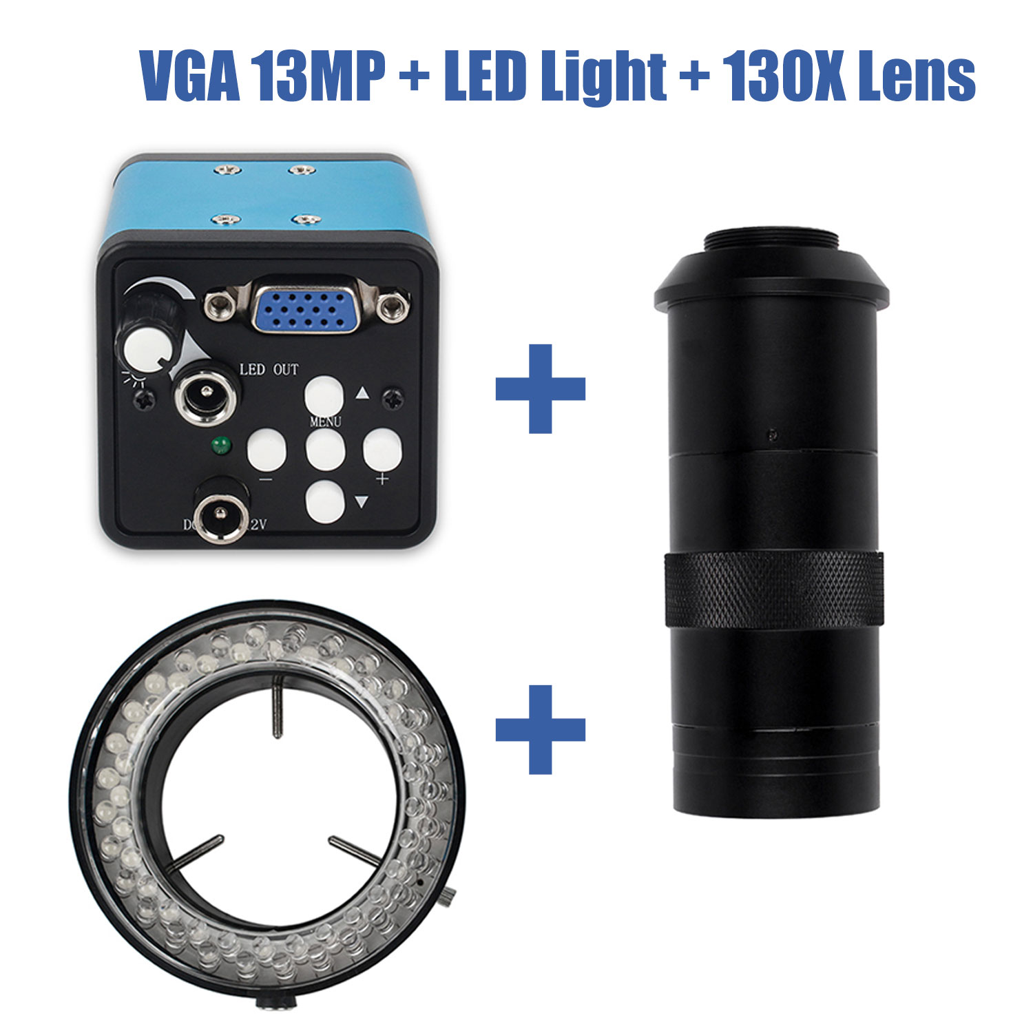 13MP VGA Video Microscope Came - Digital Magnifier Reading ulasan dan harga
