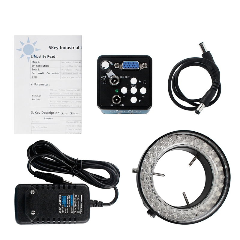 13MP VGA Video Microscope Came - Digital Magnifier Reading ulasan dan harga